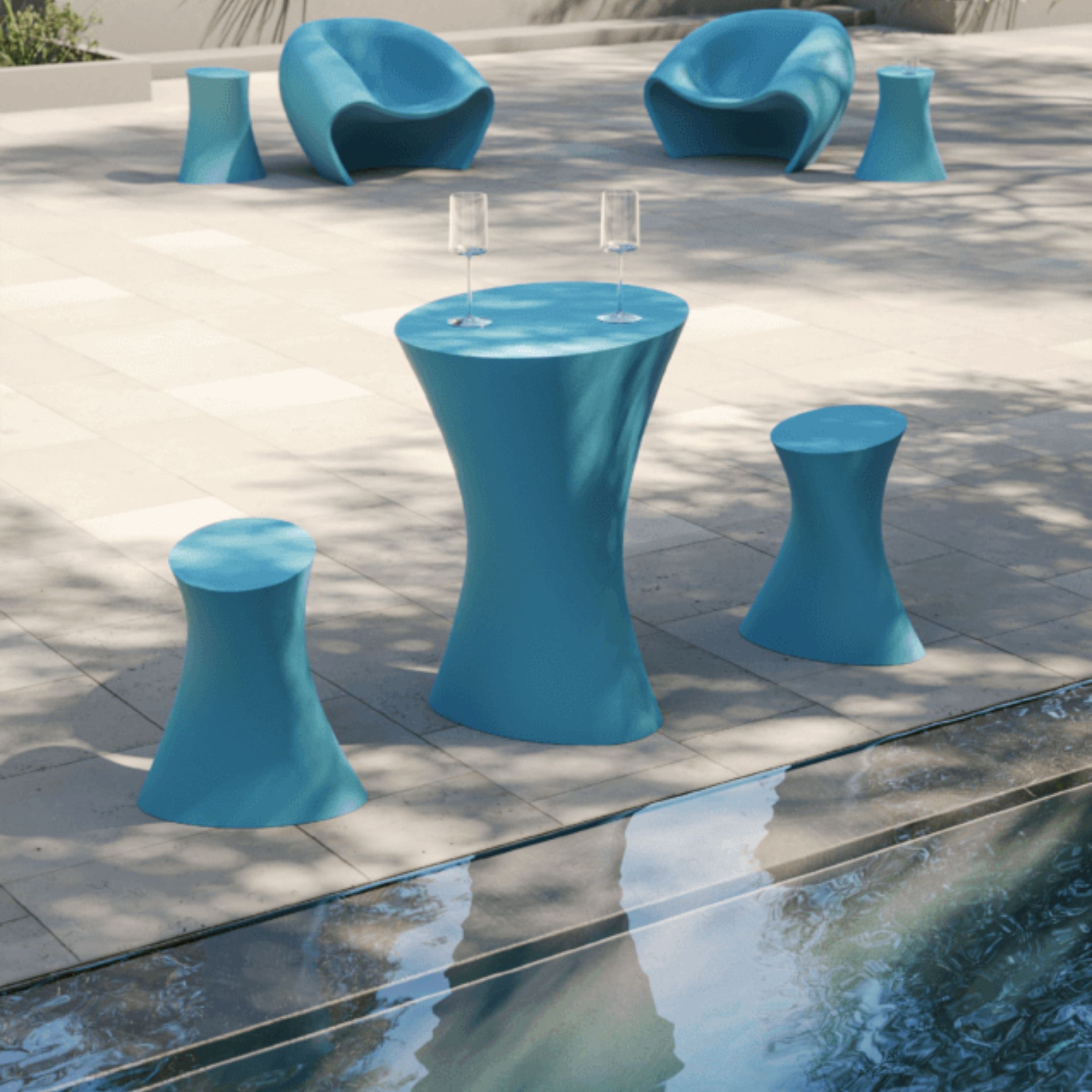 Iris Stool and Chair